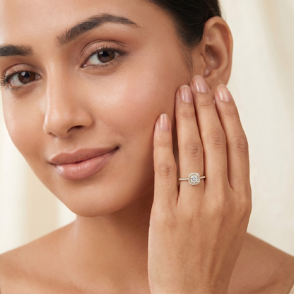 Modern Grace Lab Grown Diamond Ring