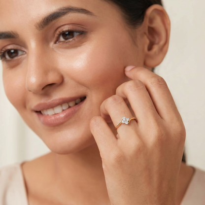 Fourfold Lab Grown Diamond Sparkle Ring