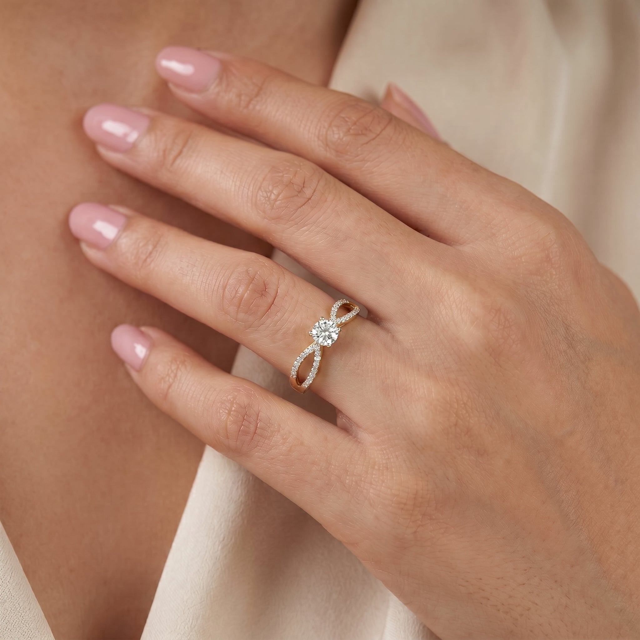 Forever Solitaire Lab Grown Diamond Ring