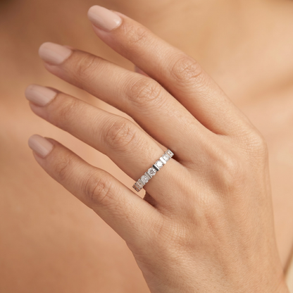 Lab Grown Diamond Cluster Band