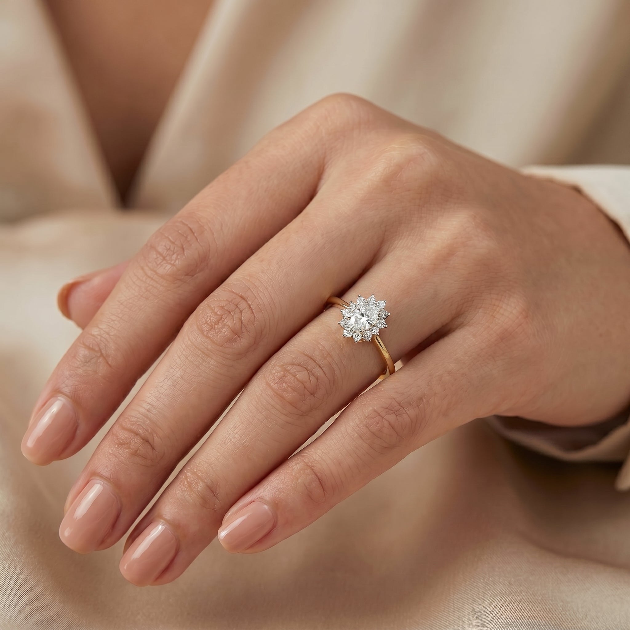Royal Oval Cut Lab Grown Diamond Ring