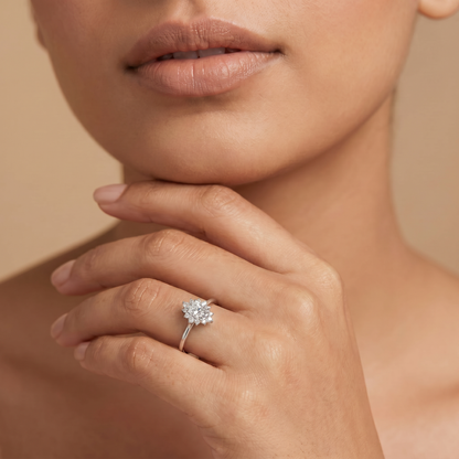 Vintage Vespa Lab Grown Diamond Ring