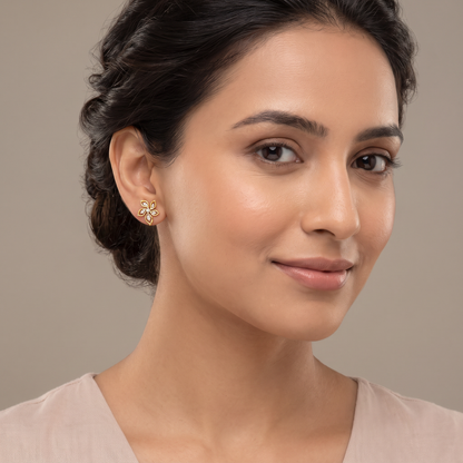 Elegant Flora Lab Grown Diamond Earrings