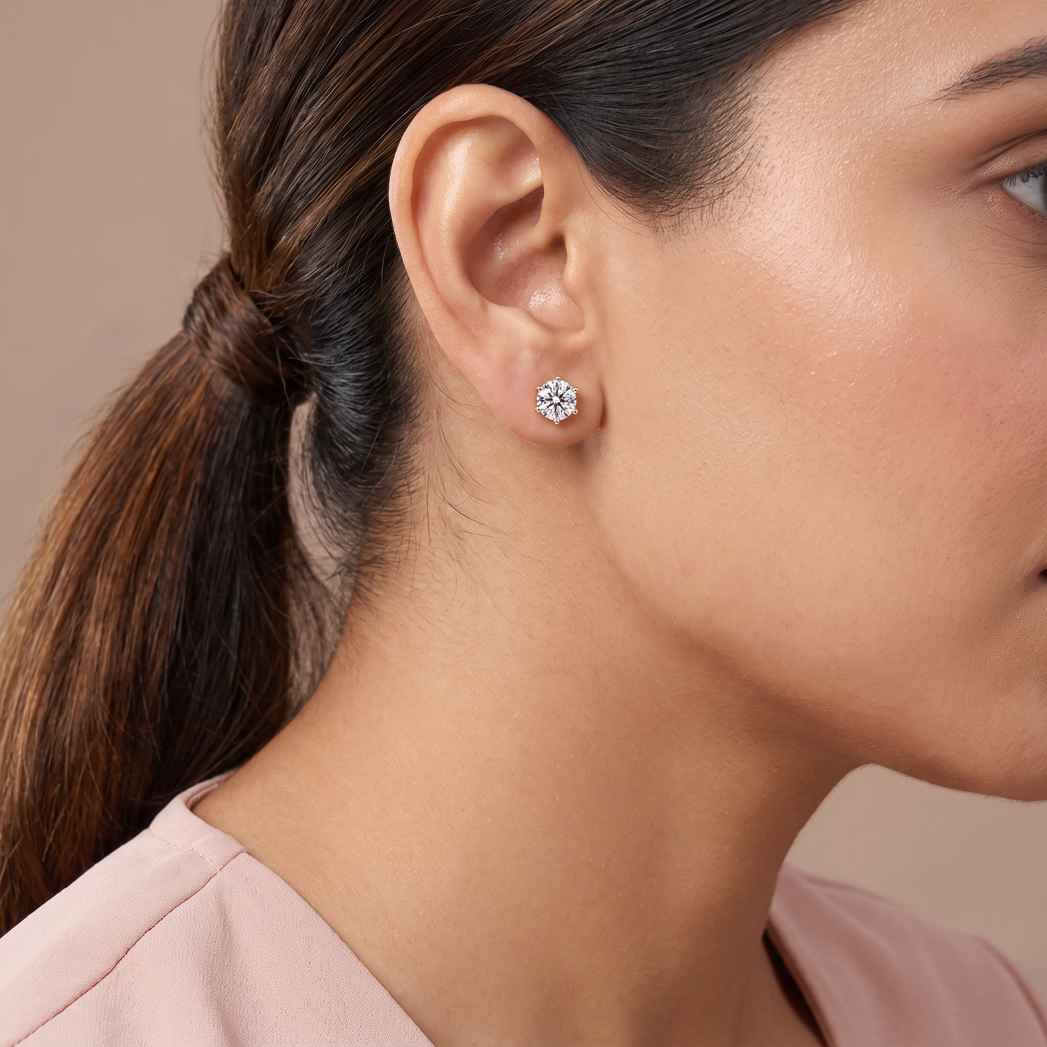 1.5 CT Versatile Lab Grown Diamond Solitaire Studs
