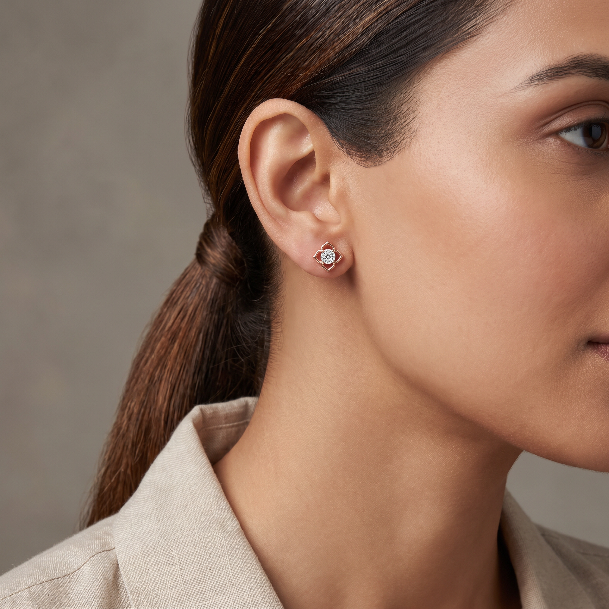 Little Blossom Lab Grown Diamond Studs