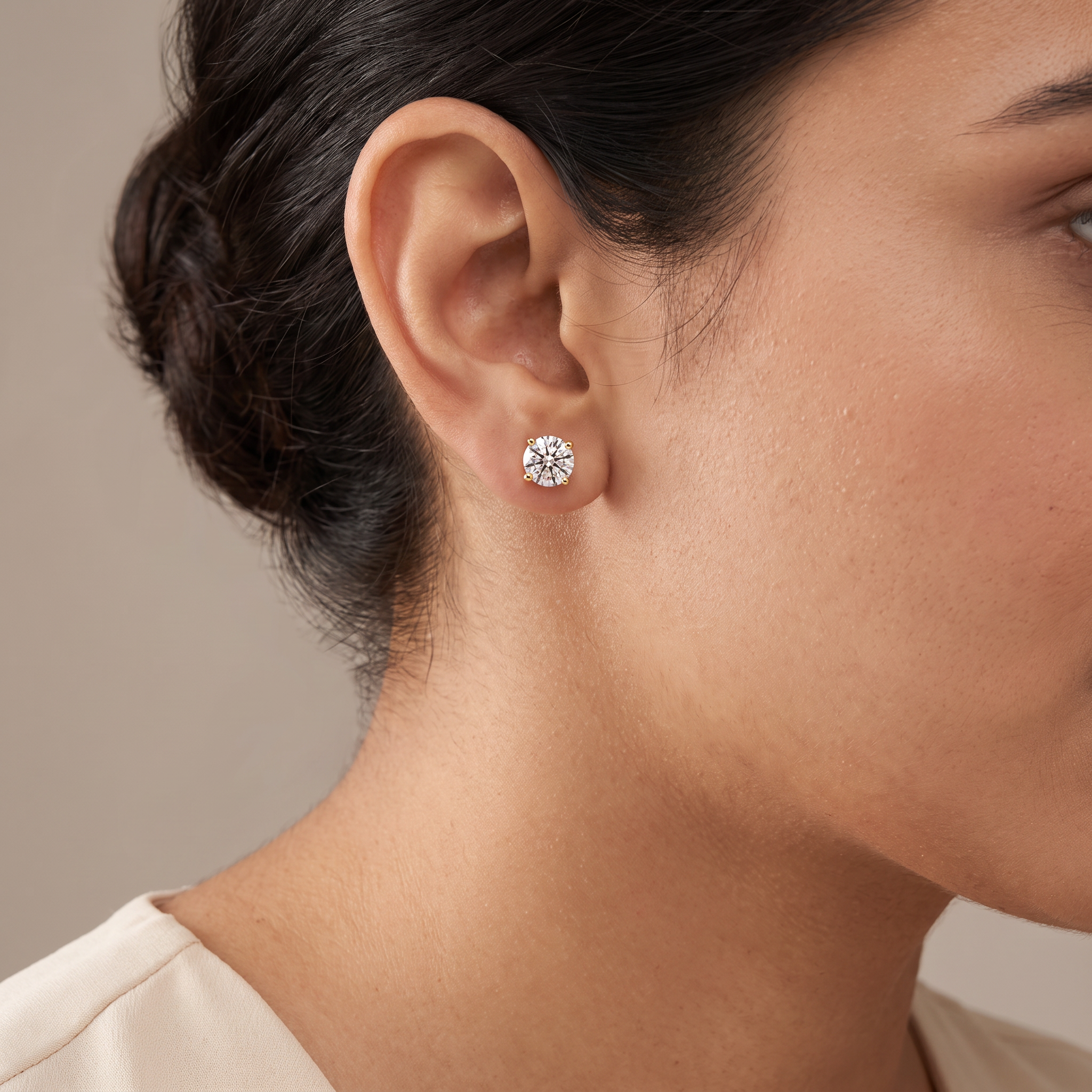 1 CT Lyla Blooming Lab Diamond Studs