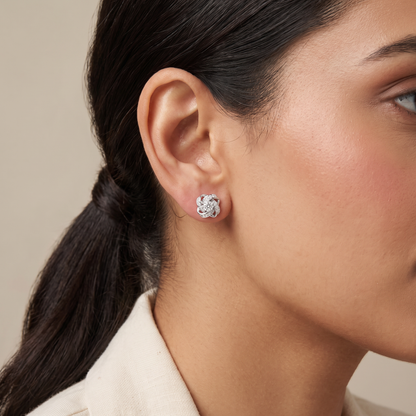 Twirl Sparkle Lab Grown Diamond Studs