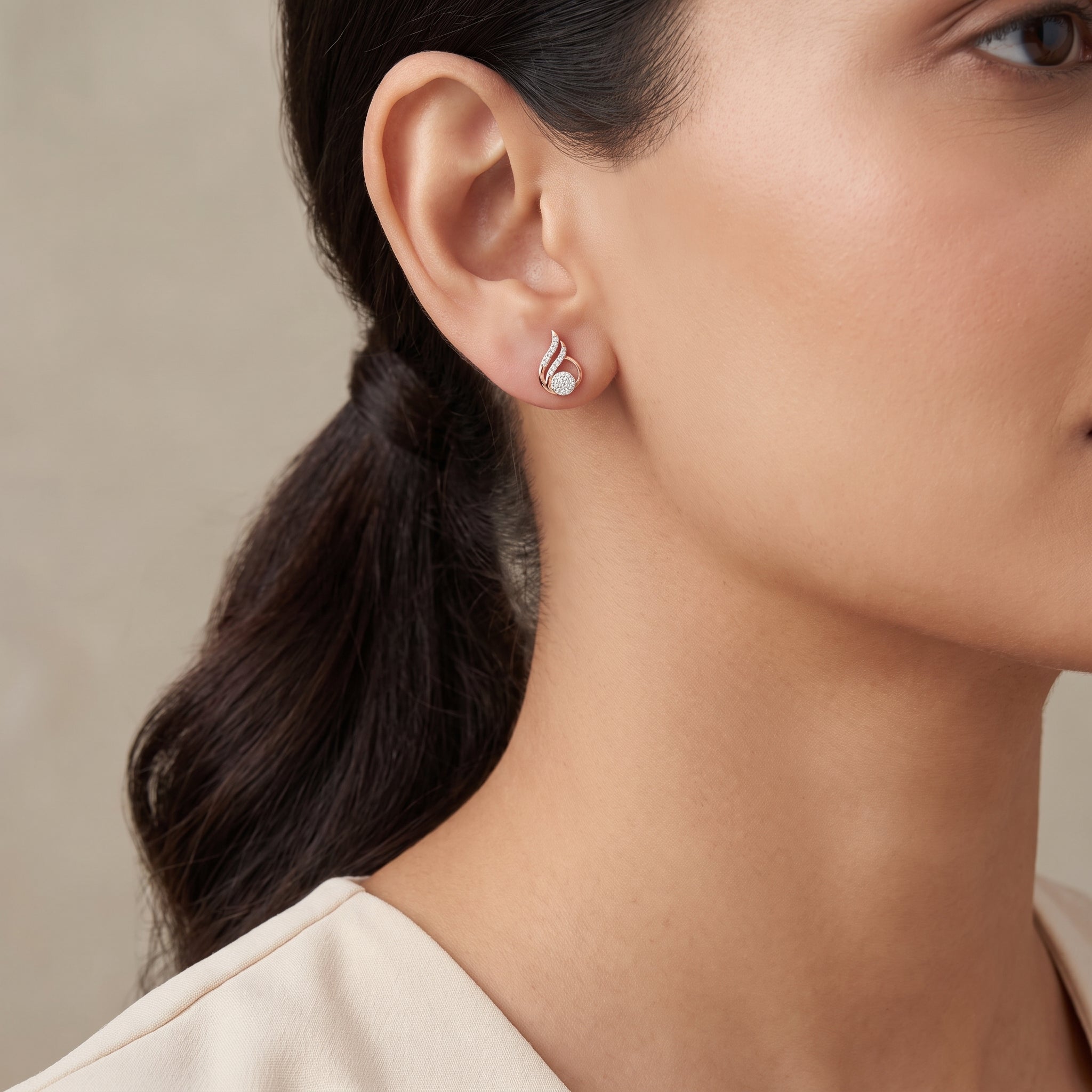 Fern Lab Grown Diamond Earrings