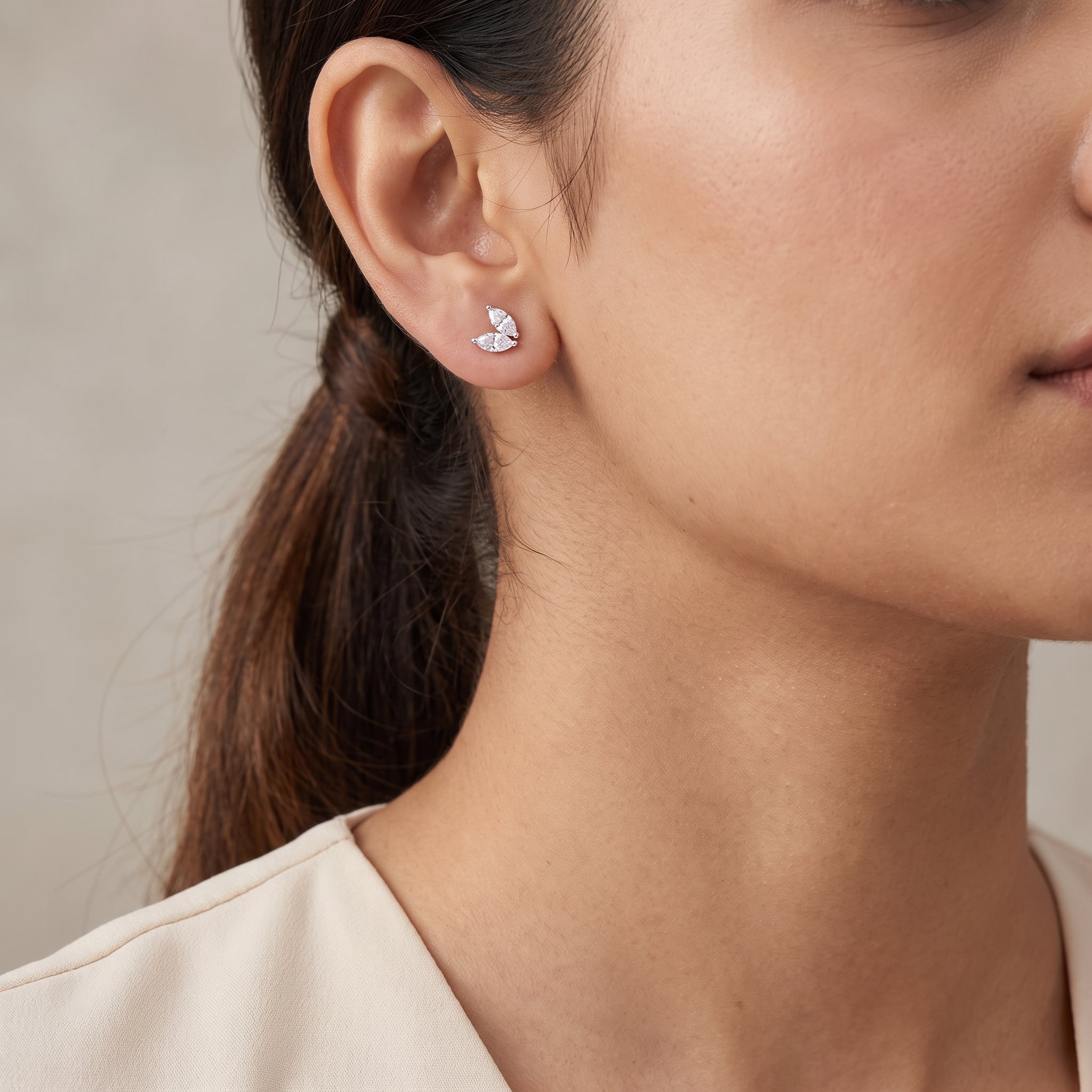 Butterfly Marquise Lab Grown Diamond Studs