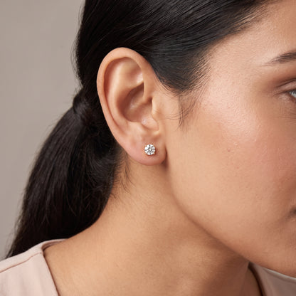 0.5 CT Classic Round Lab Diamond Studs