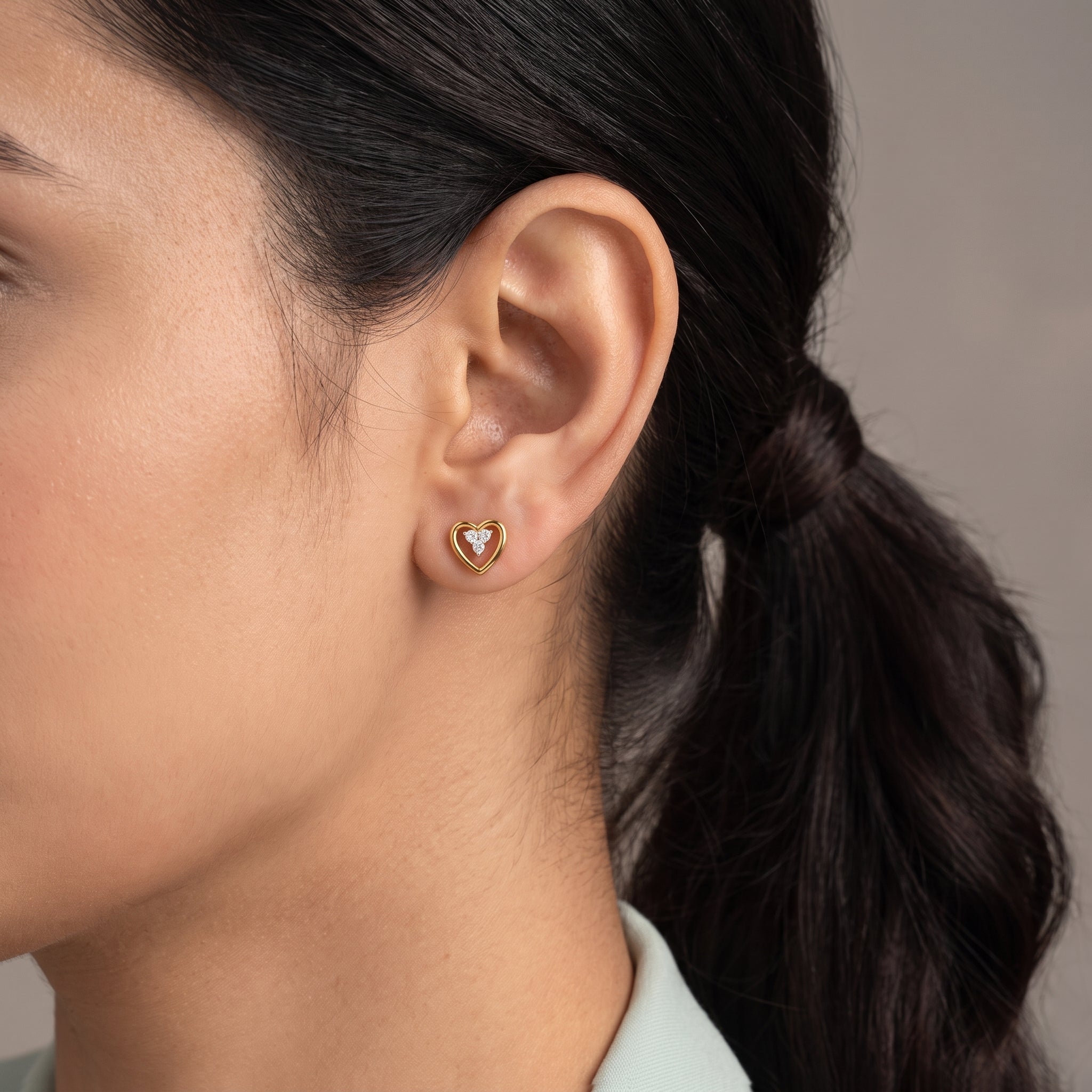 Radiant Heart Lab Grown Diamond Studs