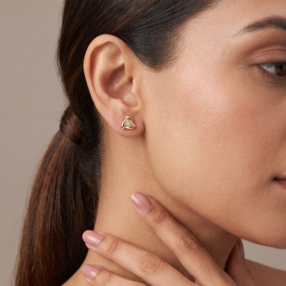 Triangle Lab Grown Diamond Studs