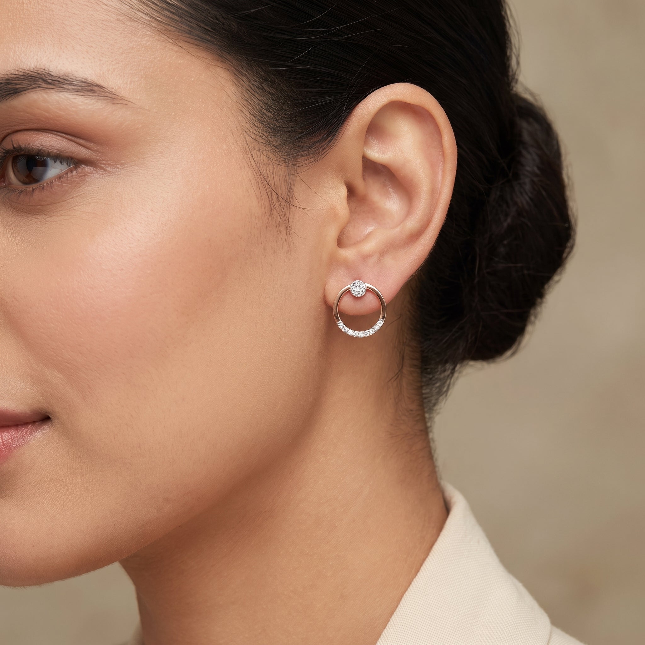 Brilliant Orbit Lab Grown Diamond Earrings