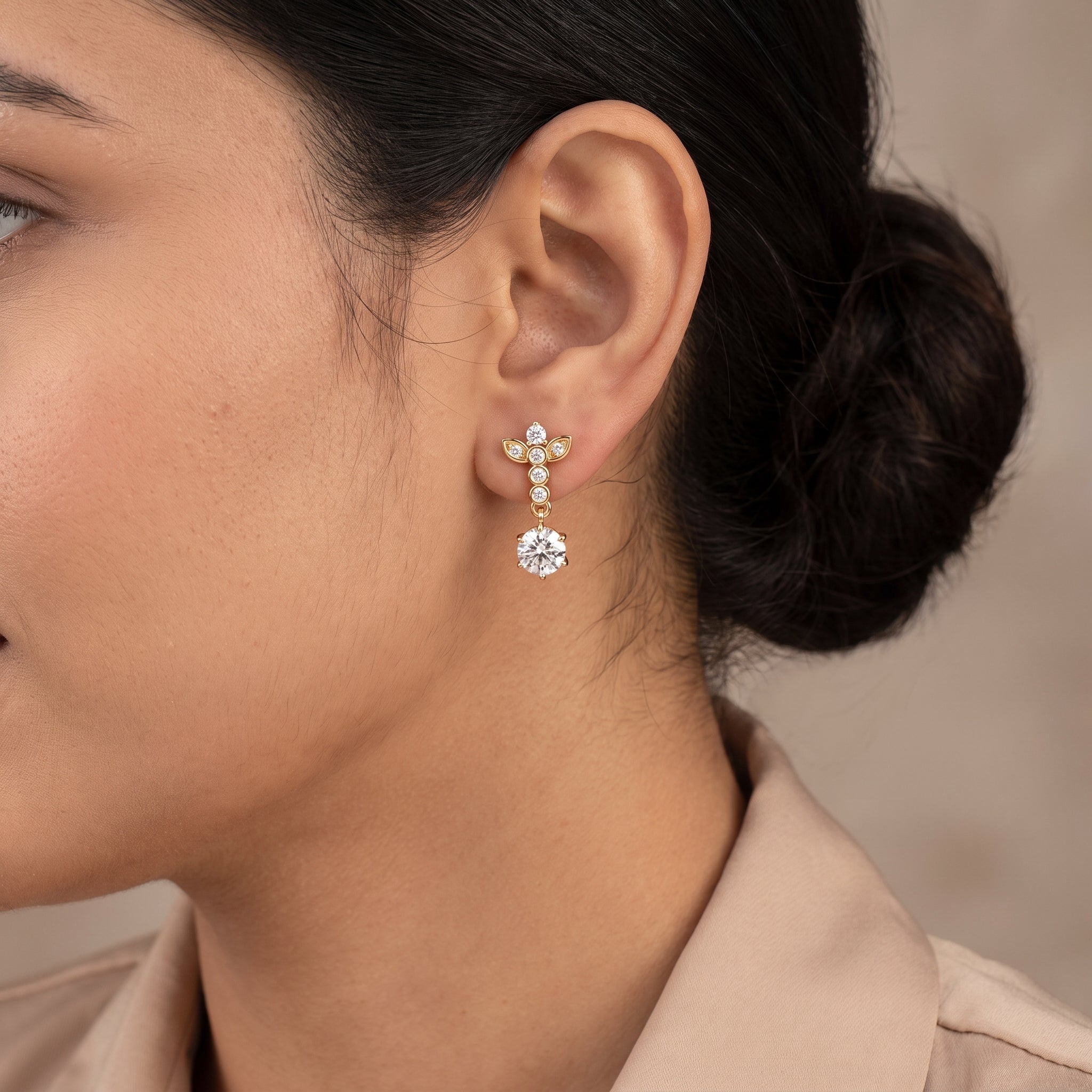 Dazzling Descent Lab Grown Diamond Earrings