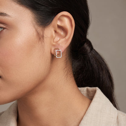 Cubic Lab Grown Diamond Earrings