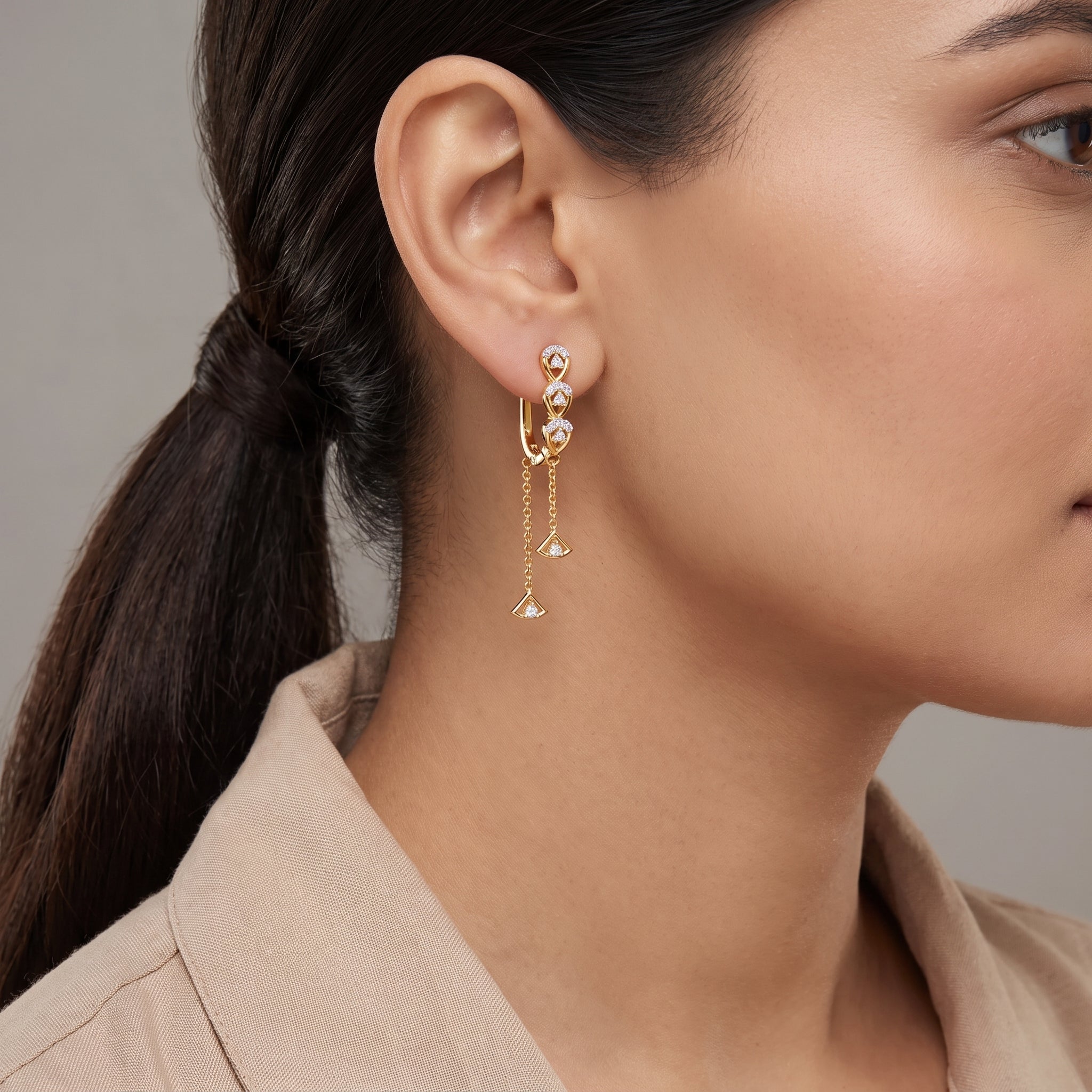 Flirt and Flow Lab Grown Diamond Earrings