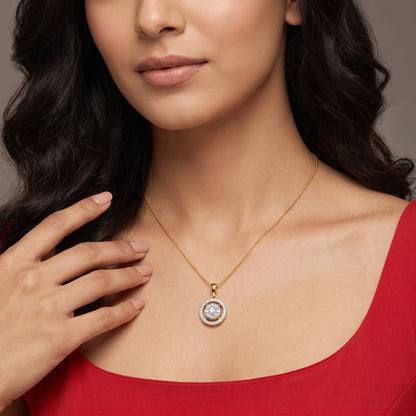 Glistening Lab Grown Diamond Pendant