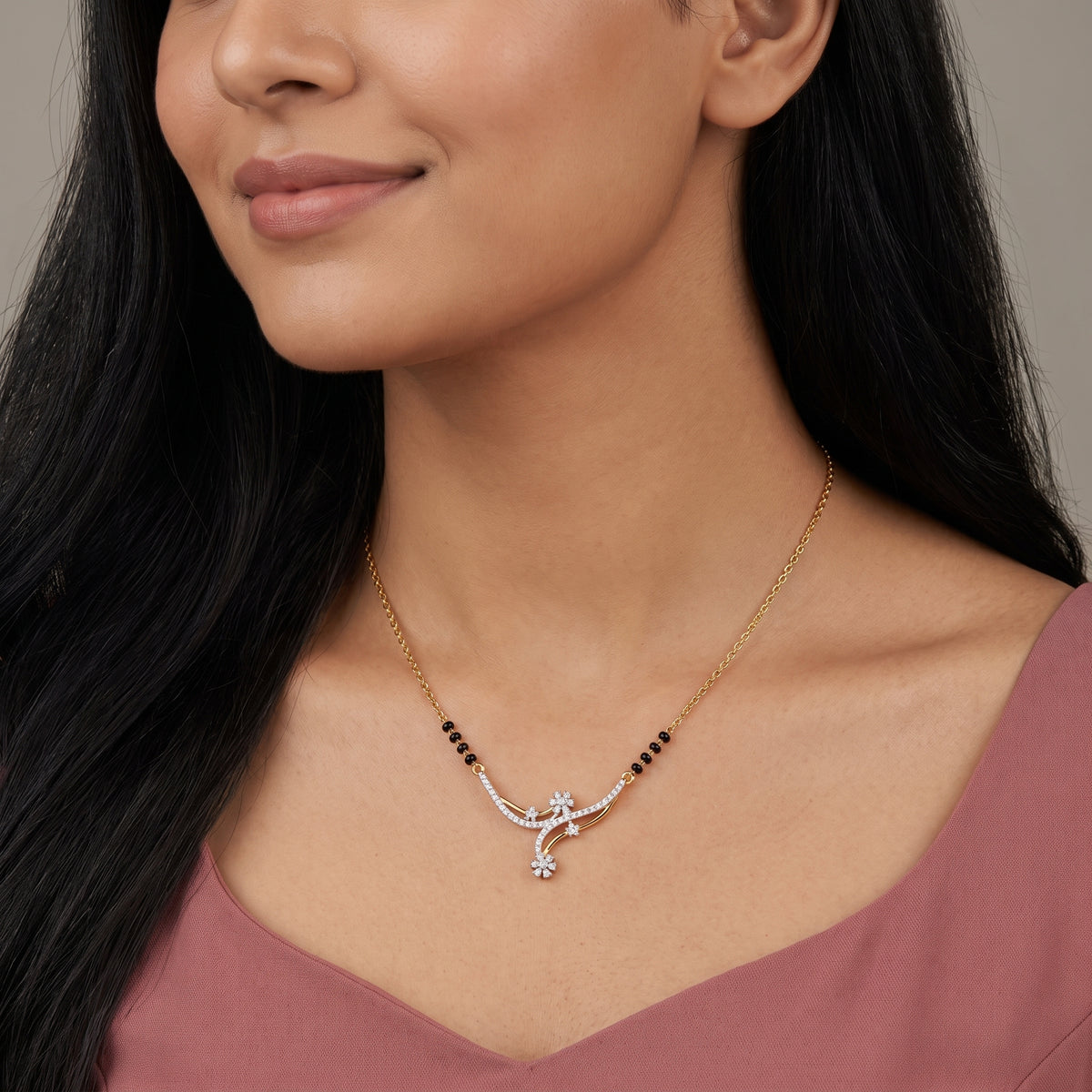 Kali Lab Grown Diamond Mangalsutra
