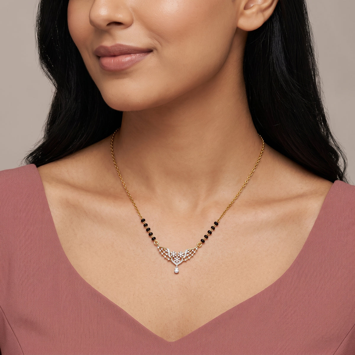 Saubhagya Lab Grown Diamond Mangalsutra
