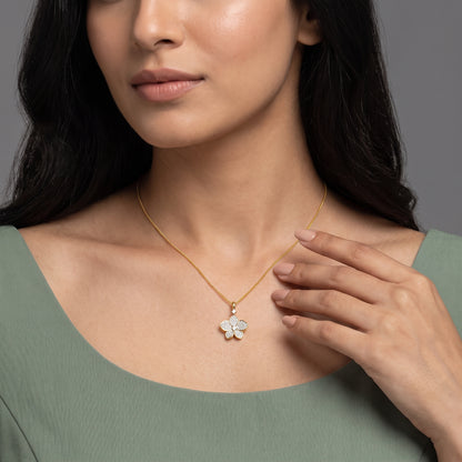 Petal Grace Lab Grown Diamond Pendant