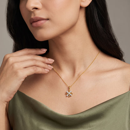 Blossom Radiance Lab Grown Diamond Pendant