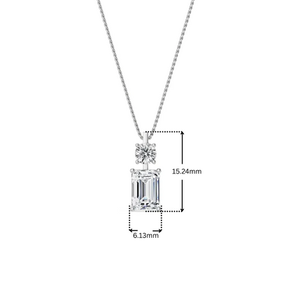 Ethereal Radiance Lab Grown Diamond Pendant