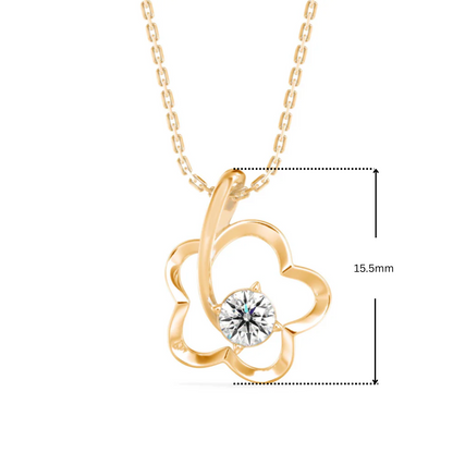 Daisy Lab Grown Diamond Pendant