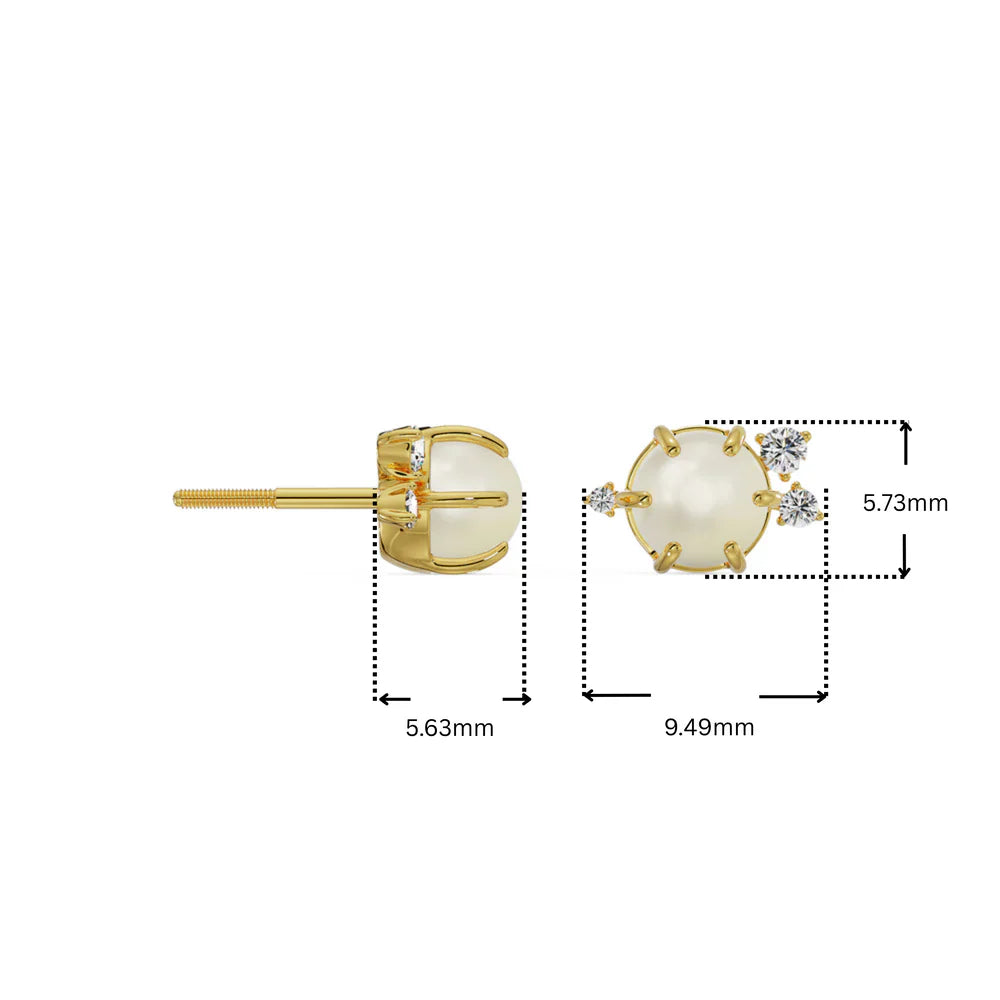 Pearly Diamond Studs_in_stock