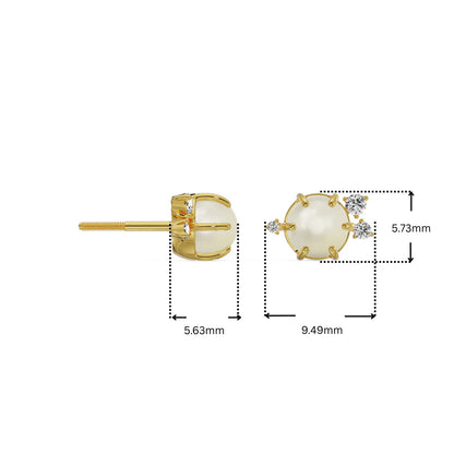 Pearly Diamond Studs_in_stock