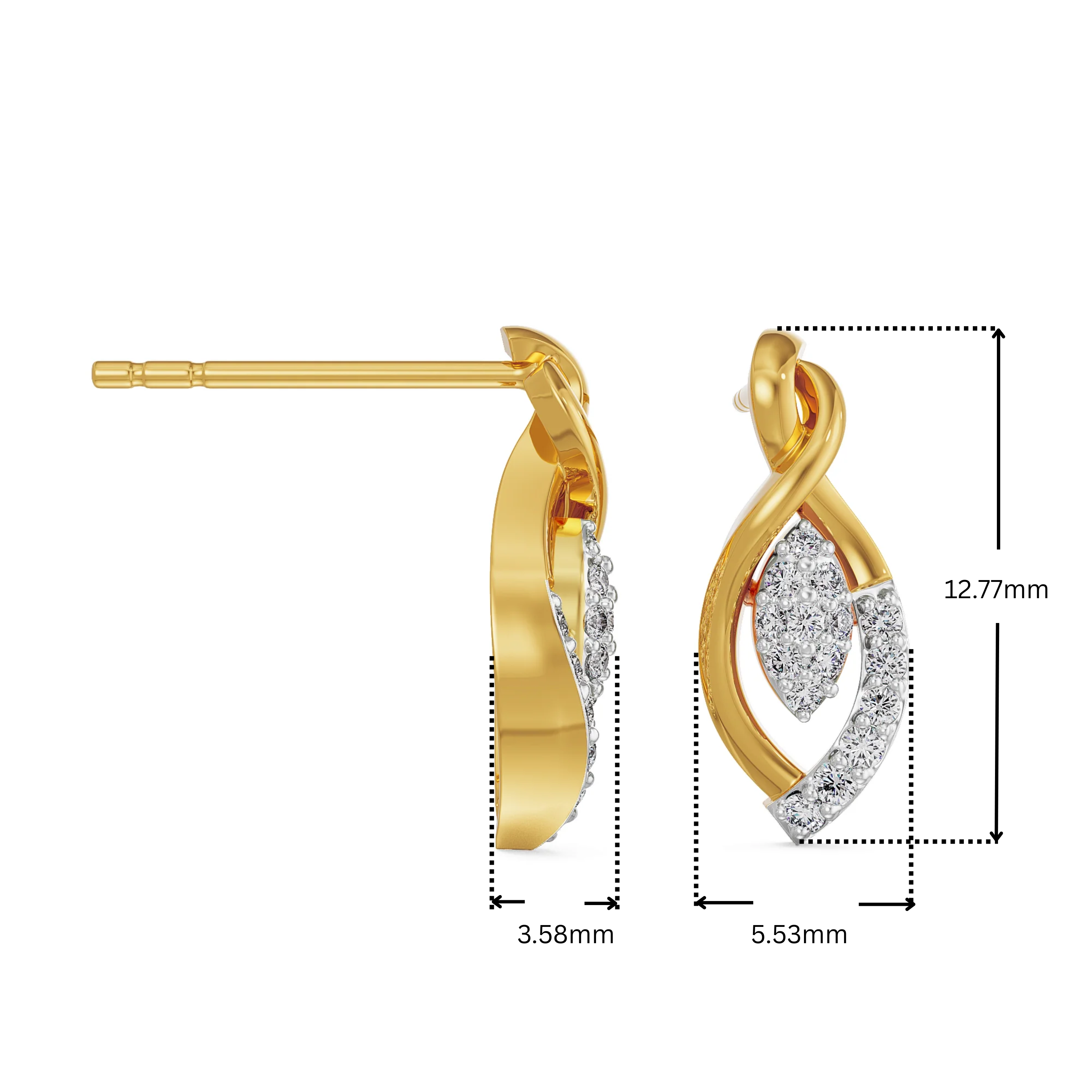 Lab Grown Diamond Dazzle Earrings