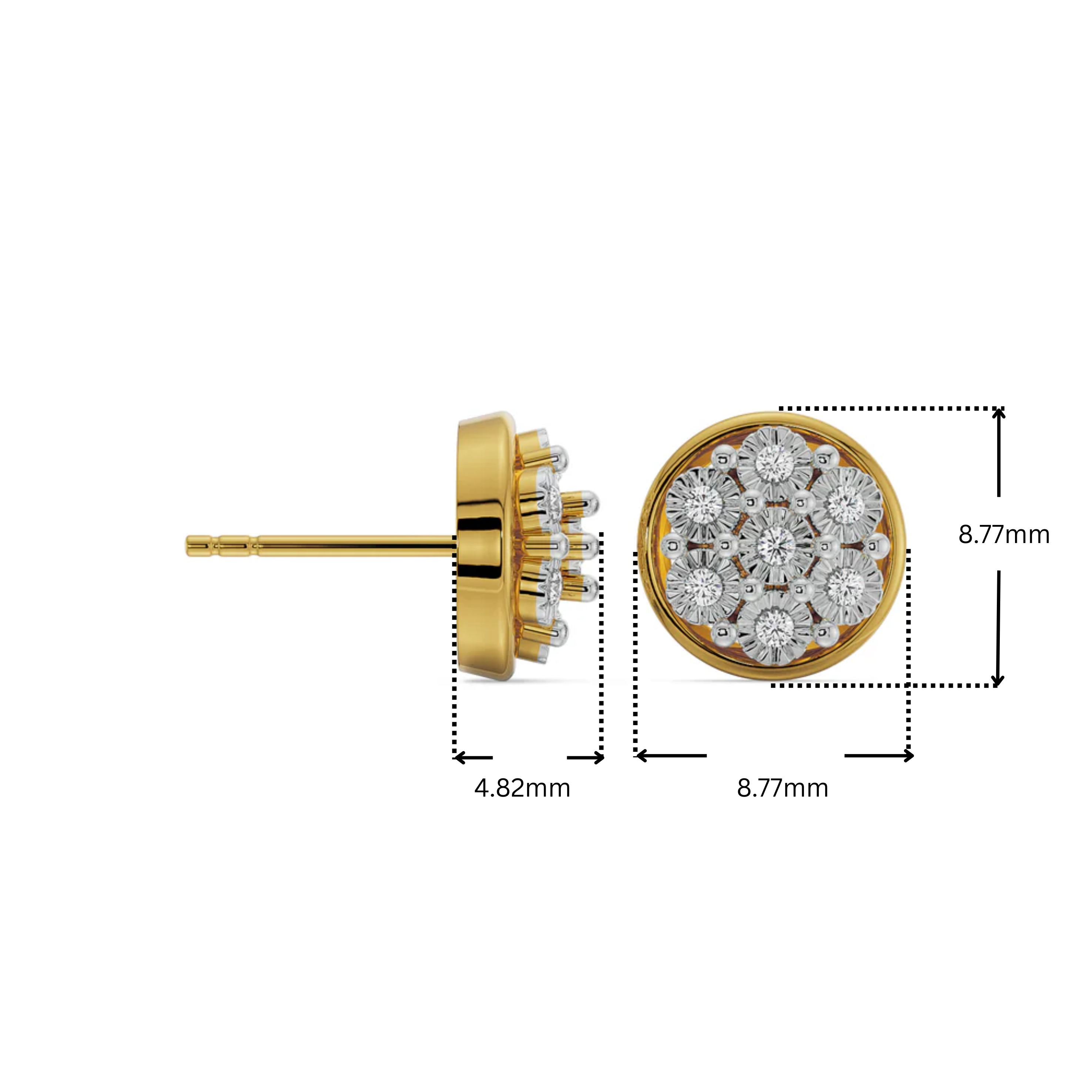 Round Brilliance Lab Grown Diamond Studs