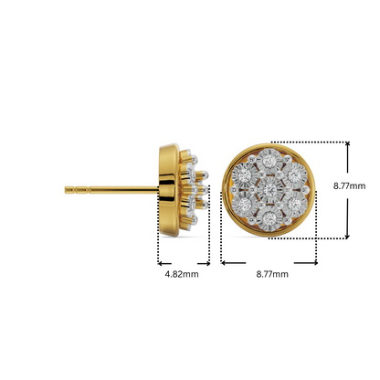 Round Brilliance Lab Grown Diamond Studs