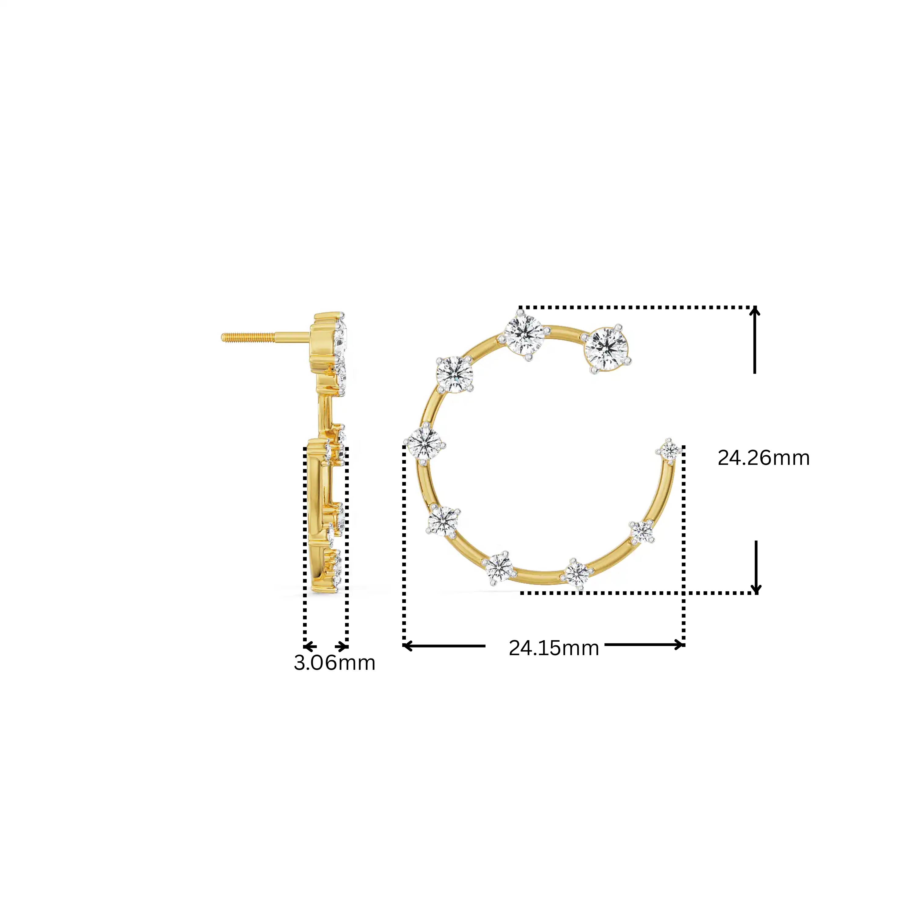 Vienna Lab Grown Diamond Earrings