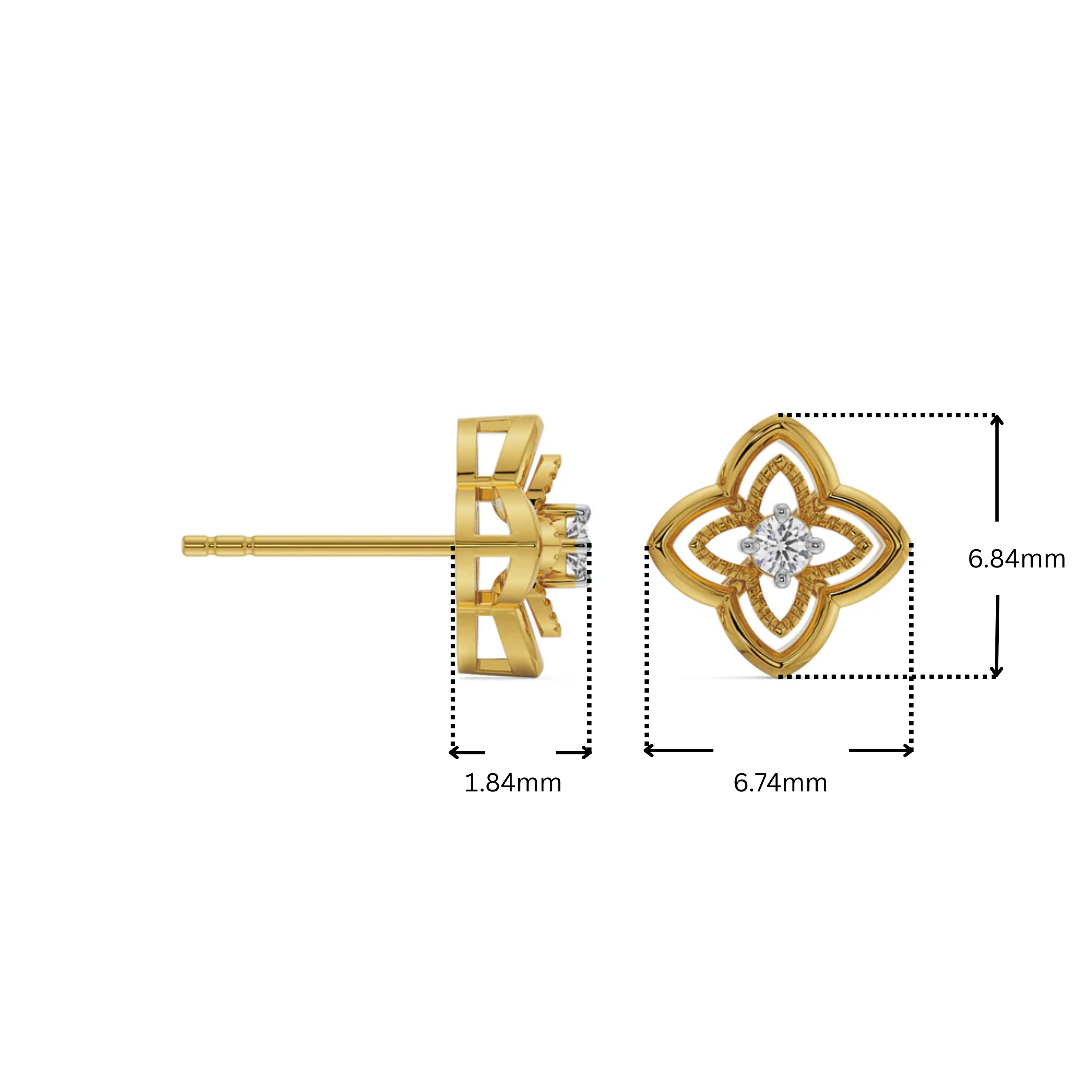 Star Brilliance Lab Grown Diamond Studs