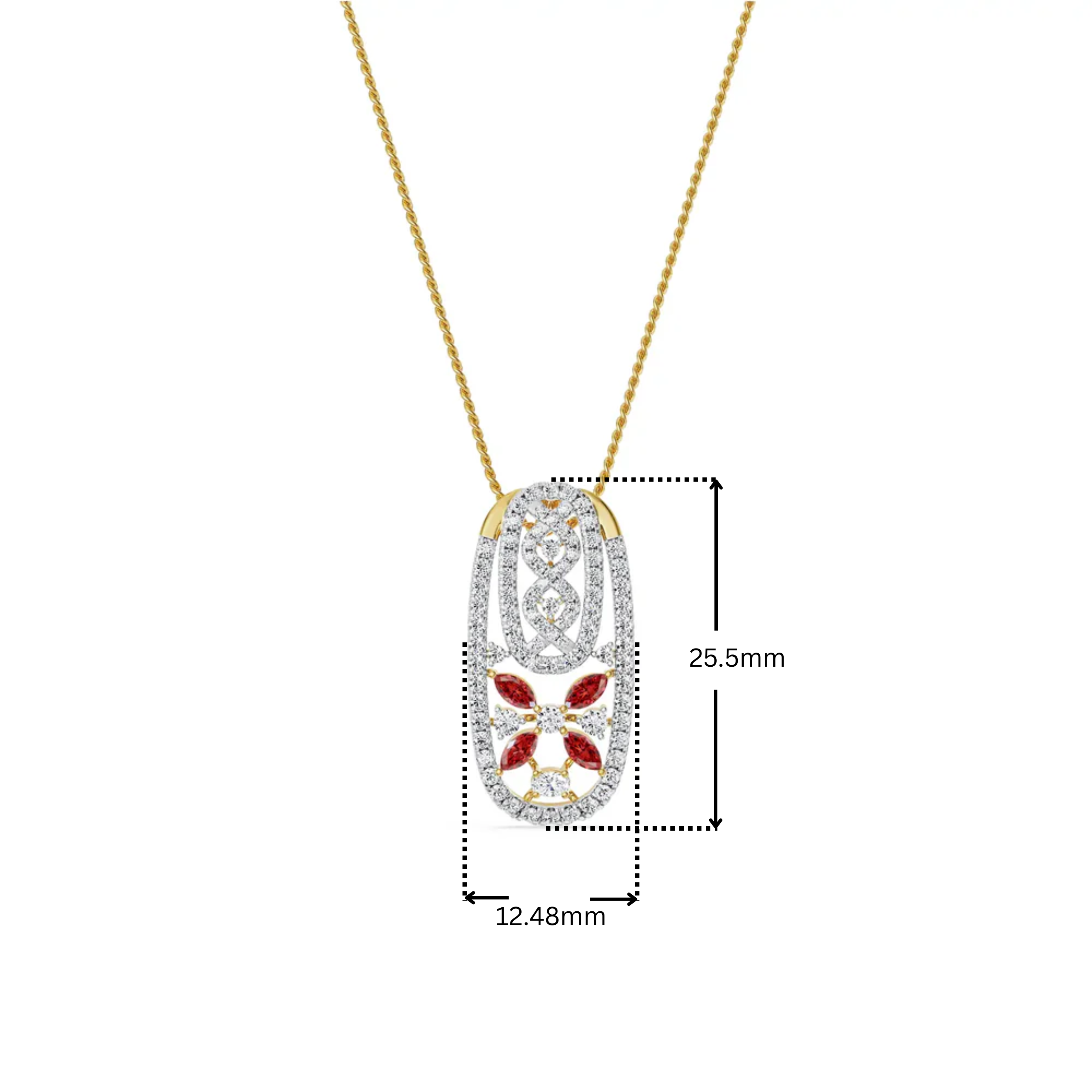 Tira Lab Grown Diamond Pendant