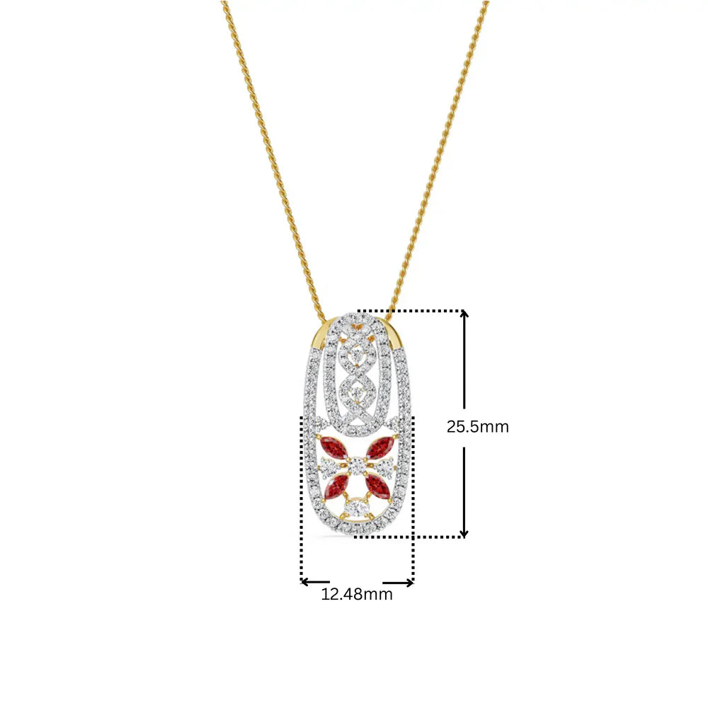 Tira Lab Grown Diamond Pendant_in_stock