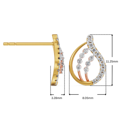 Dazzling Lab Grown Diamond Earrings