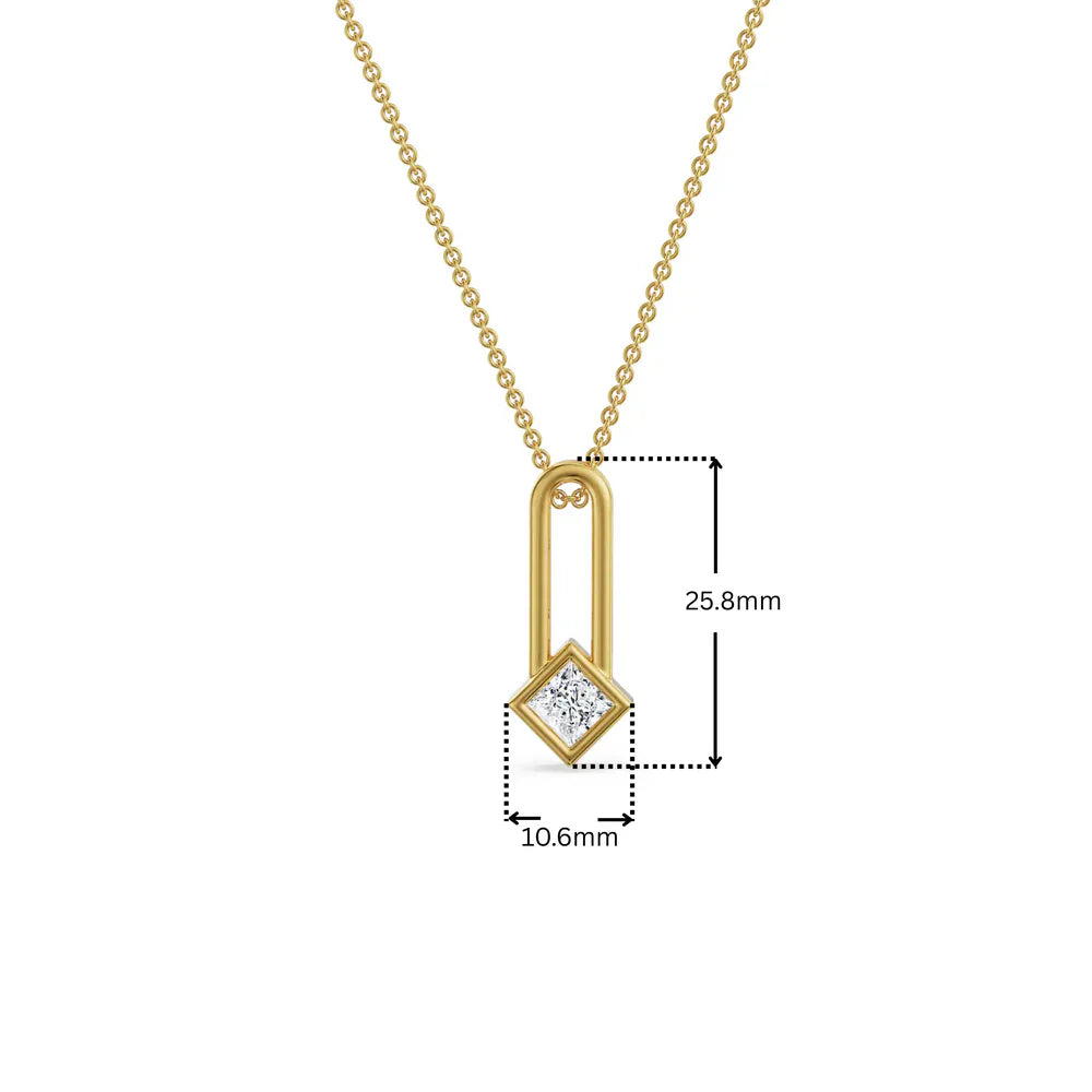 Anchor Princess Lab Grown Diamond Pendant_in_stock