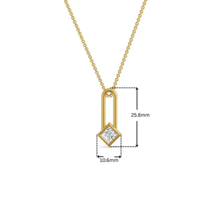 Anchor Princess Lab Grown Diamond Pendant_in_stock