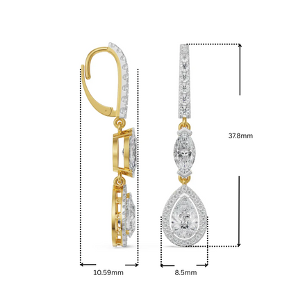 Euphoric Lab Grown Diamond Drop Earrings