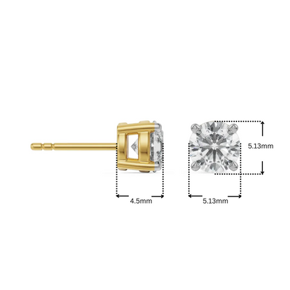 0.5 CT Stunning Diamond Studs