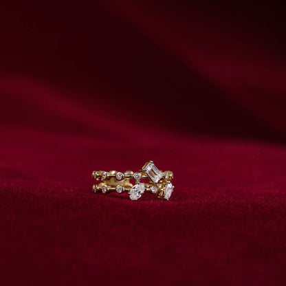 Multi Lab Grown Diamond Cocktail Ring