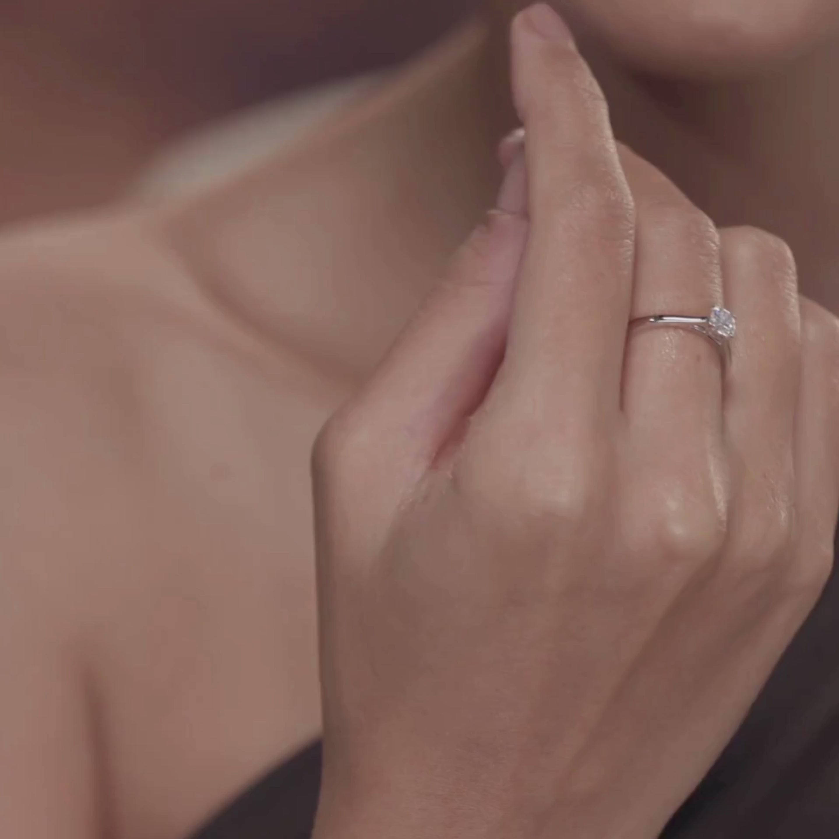 Lab-Grown Classic Solitaire Diamond Ring