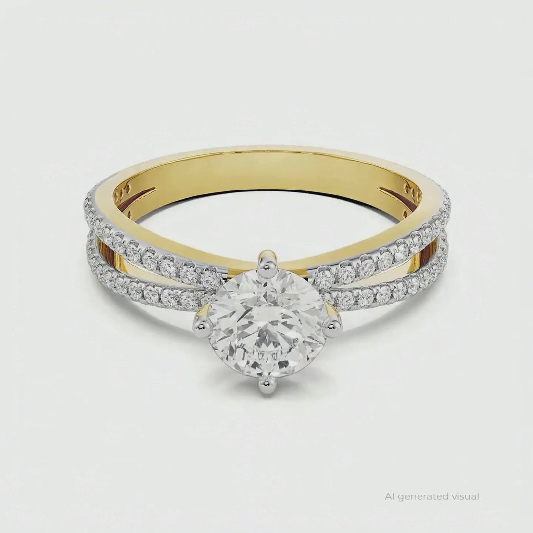 Finley Lab Diamond Solitaire Engagement Ring 9KT