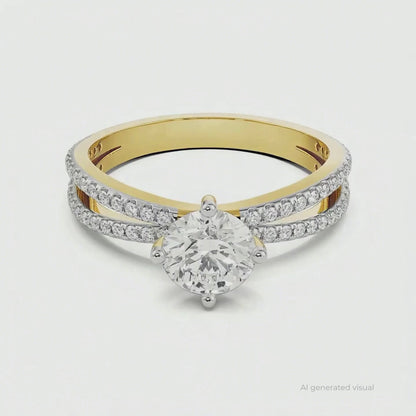 Finley Lab Diamond Solitaire Engagement Ring 9KT