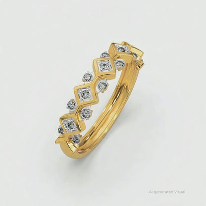 Swirl Lab Grown Diamond Ring