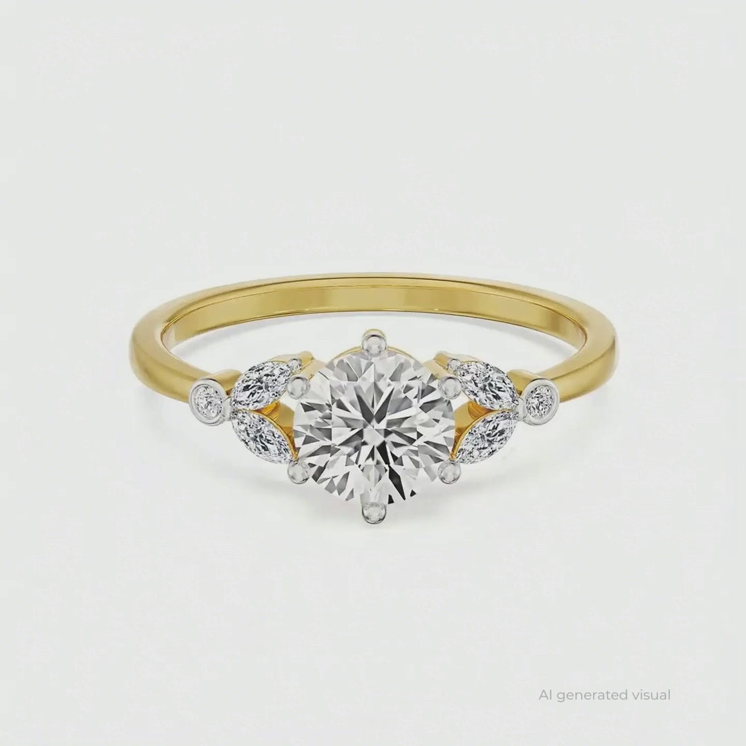 Ethereal Lab Grown Diamond Engagement Ring