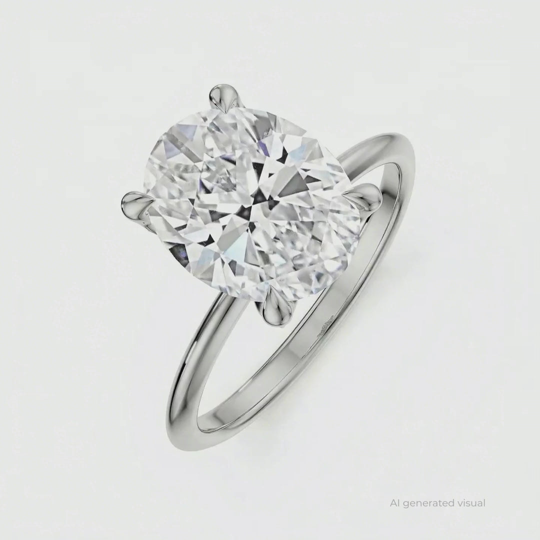 Kate Lab Grown Diamond Solitaire Ring