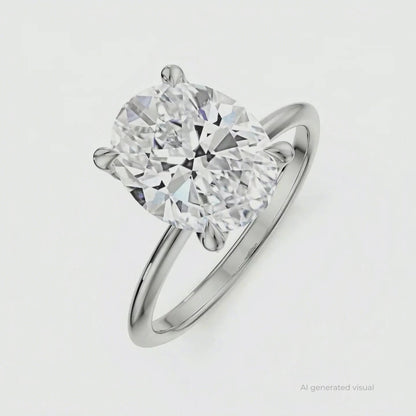 Kate Lab Grown Diamond Solitaire Ring