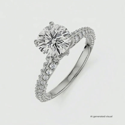 Shimmer Lab Grown Diamond Solitaire Ring